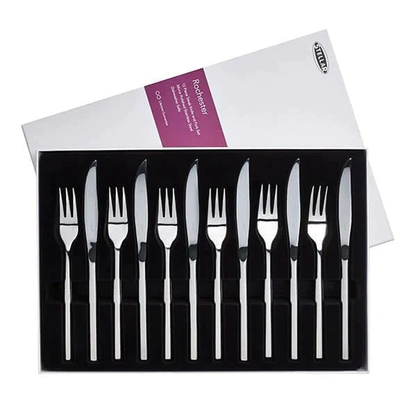 Stellar BL36 12 Piece Steak & Knife & Fork set