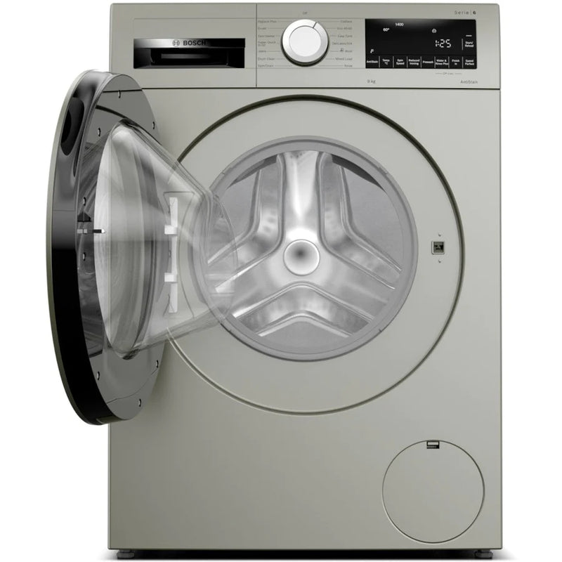 BOSCH Series 6 WGG2440XGB 9 kg 1400 Spin Washing Machine - Silver Inox
