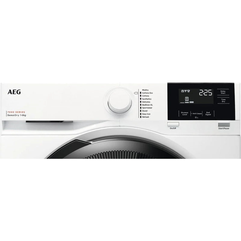AEG TR718L4B 8kg SensiDry® Heat Pump Tumble Dryer