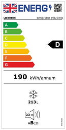 Liebherr SIFNdi5188 Peak NoFrost Built-In Freezer W plumbed Ice Maker [Fixed hinge installation]*contact store for price*