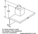 Bosch DWB64BC50B Serie | 2 Wall-mounted cooker hood 60 cm Stainless steel