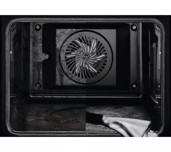 AEG BPK556260M 6000 Series SteamBake Single Oven With Pyrolytic Cleaning