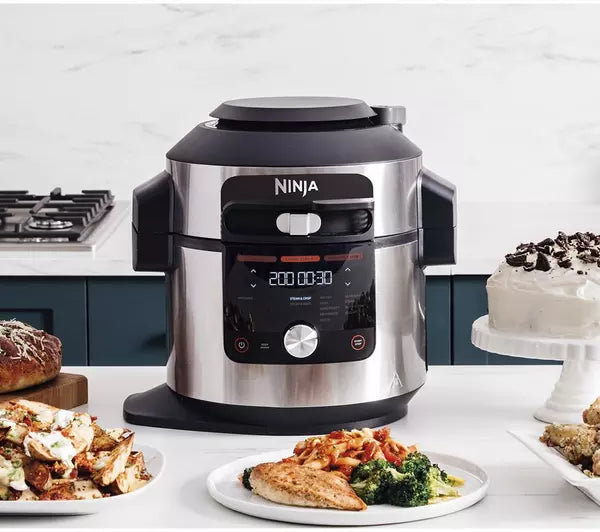 NINJA Foodi MAX 15-in-1 SmartLid OL750UK Multicooker & Air Fryer - Stainless Steel & Black*contact store for price*
