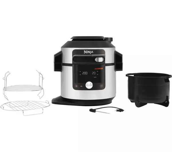 NINJA Foodi MAX 15-in-1 SmartLid OL750UK Multicooker & Air Fryer - Stainless Steel & Black*contact store for price*