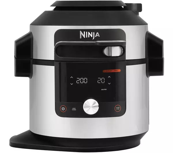 NINJA Foodi MAX 15-in-1 SmartLid OL750UK Multicooker & Air Fryer - Stainless Steel & Black*contact store for price*