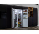 Haier HSR5918DIMP Series 5 Plumbed Ice & Water American style Fridge Freezer - Stainless steel