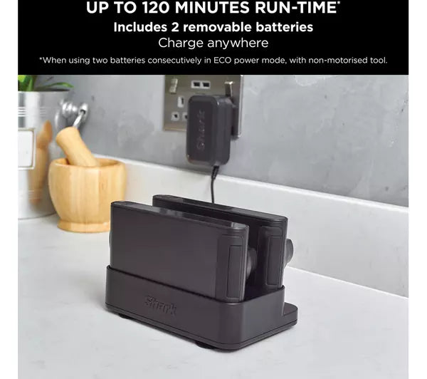 SHARK Stratos Anti Hair Wrap Plus Pet Pro IZ420UKT Cordless Vacuum Cleaner - Silver [double battery]