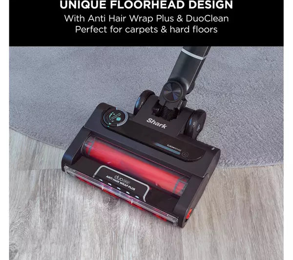 SHARK Stratos Anti Hair Wrap Plus Pet Pro IZ420UKT Cordless Vacuum Cleaner - Silver [double battery]
