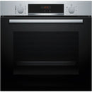 Bosch HQA574BS3B Series 4 Steam Pyrolytic cleaning built-in single oven - stainless steel