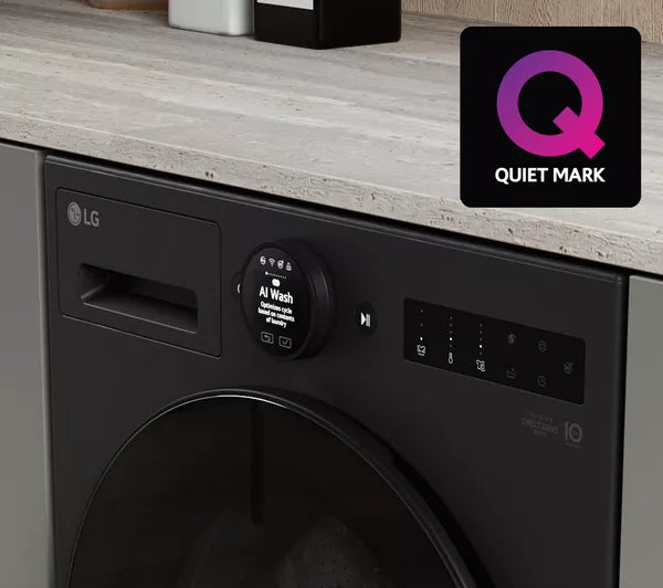 LG F4X9009TBC 9kg 1400rpm AI DD™ Washing Machine - Black  *Contact store for pricing*