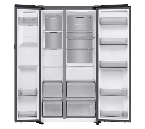 Samsung RS90F64EETEU Series 9 Bespoke AI Plumbed ice & water American Style Fridge Freezer - Silver*contact store for price*