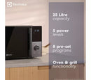 Electrolux SDA2876ELGRY 25L Combination Microwave with Grill