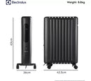 Electrolux HEA1988ELGRY 2kW Oil filled radiator