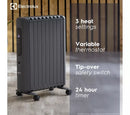 Electrolux HEA1988ELGRY 2kW Oil filled radiator