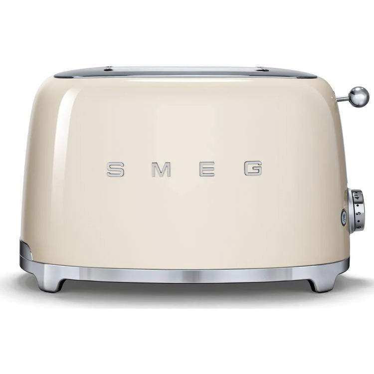 Smeg TSF01CRUK 50's Retro Style Toaster In Cream
