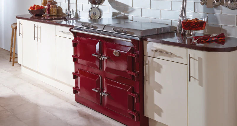 Everhot 100i Burgundy Induction Range Cooker [contact store for delivery options]*contact store for price*