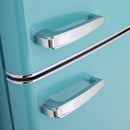 Amica FKR29653DEB Retro style 60/40 fridge freezer - Duck Egg Blue