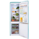 Amica FKR29653DEB Retro style 60/40 fridge freezer - Duck Egg Blue