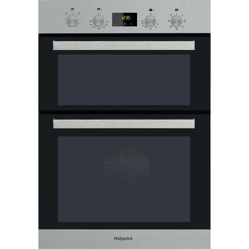 Hotpoint DKD3841IX Built-In Double Oven With Catalytic Liners - Stainless Steel