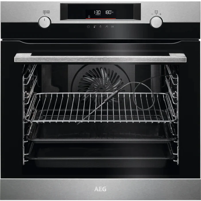 AEG BPK556260M 6000 Series SteamBake Single Oven With Pyrolytic Cleaning