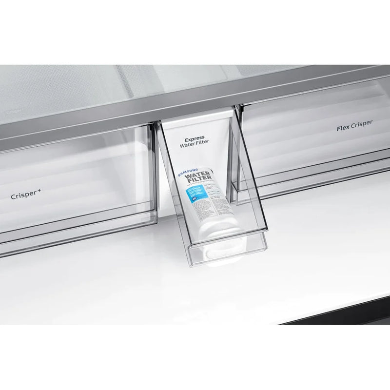 Samsung Series 9 RF65A967FB1 Four-Door Fridge Freezer With Internal Plumbed Ice & Water - Black [Free 5 Year Warranty]