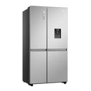 Hisense RS840N4WCE PureFlat Non-Plumbed American Style Fridge Freezer - Stainless Steel