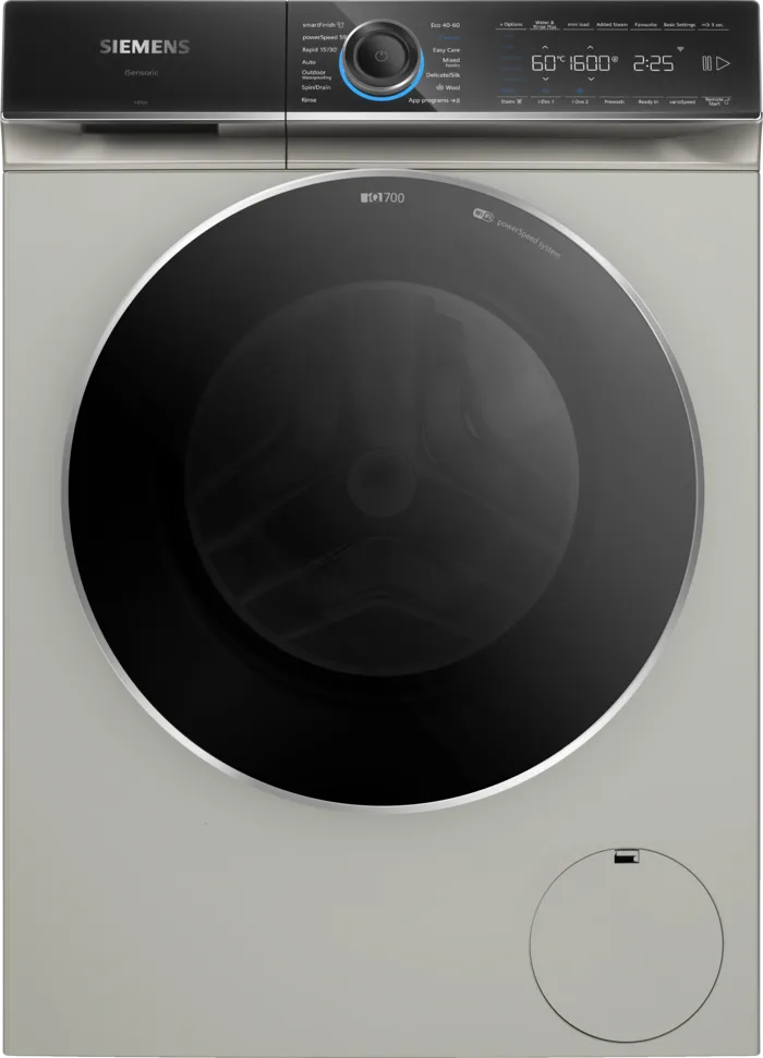 Siemens WG56B2A3GB iQ700 10kg 1600rpm Washing Machine, Silver Inox  *Contact store for pricing*