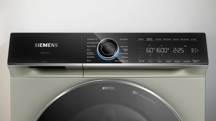 Siemens WG56B2A3GB iQ700 10kg 1600rpm Washing Machine, Silver Inox  *Contact store for pricing*