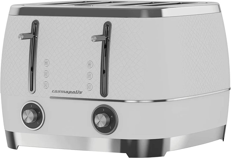 BEKO TAM8402CR Cosmopolis 4-Slice Retro Toaster