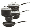 Meyer 13238 Non-stick Induction 5 piece saucepan set - black