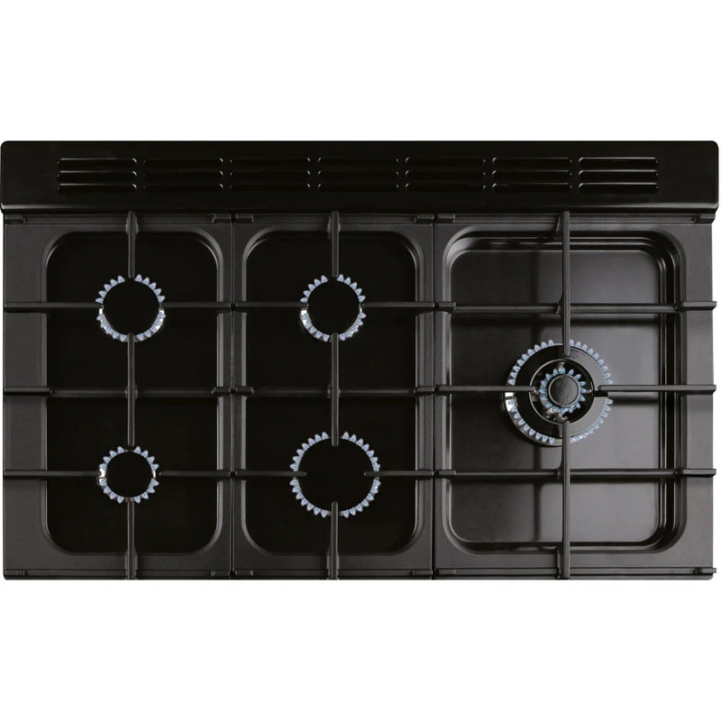 Rangemaster CLDL100DFPGBL/CM1 14638 Classic Deluxe 100cm Dual Fuel Range cooker - Black/Chrome*contact store for price*