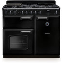 Rangemaster CLDL100DFPGBL/CM1 14638 Classic Deluxe 100cm Dual Fuel Range cooker - Black/Chrome*contact store for price*