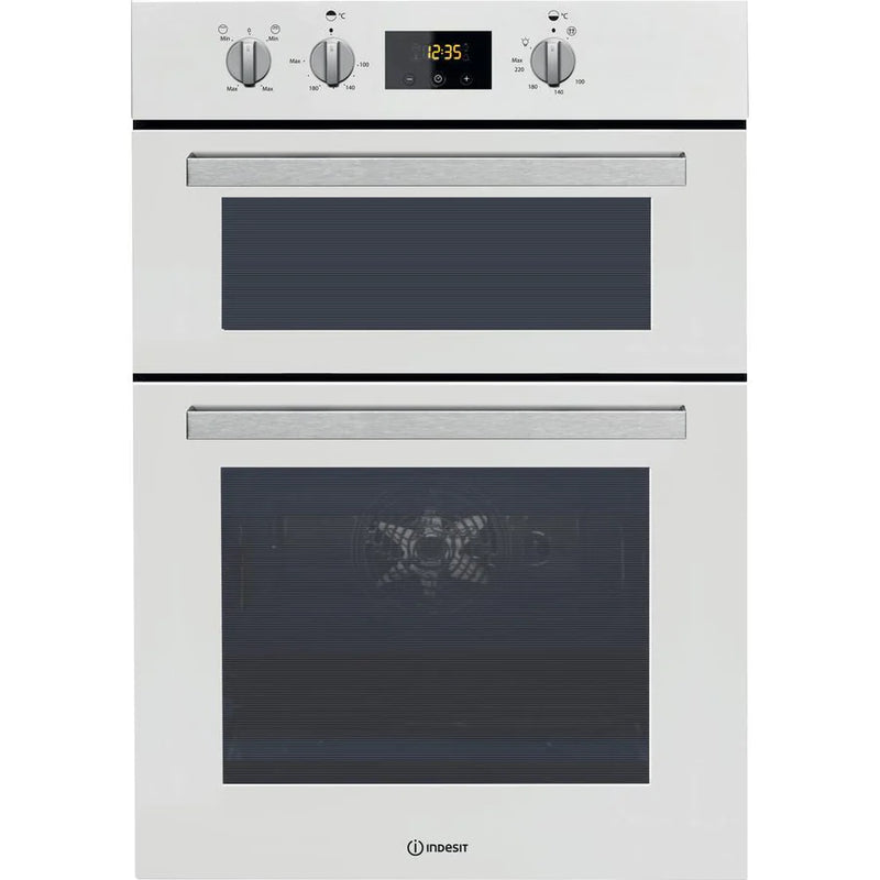 Indesit IDD6340WH Built In Double Oven - White