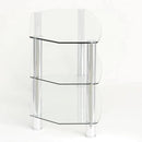 TTAP Vantage 800 TV stand - Clear Glass [TVs up to 40'']