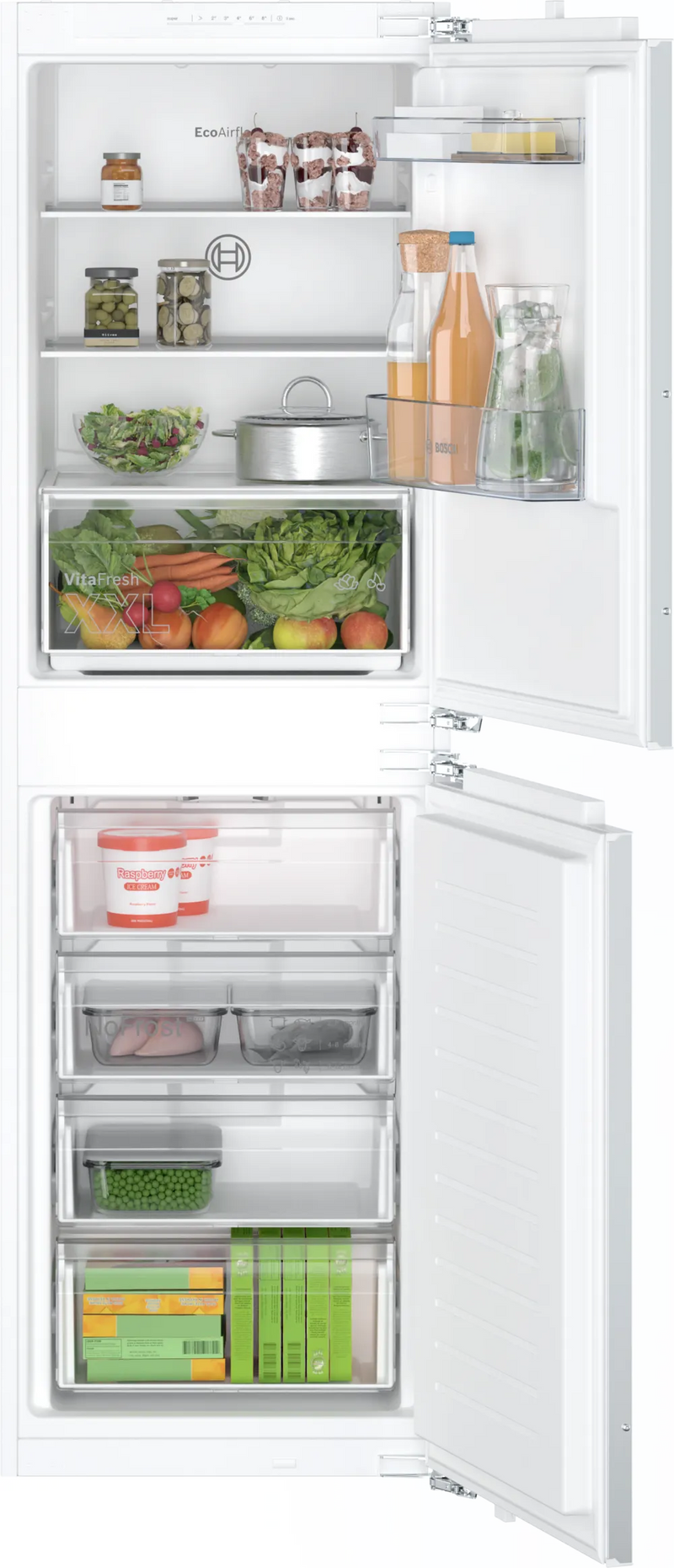 Bosch Series 2 KIN85NFE0G 50/50 Integrated Frost Free Fridge Freezer - [Free 5-year guarantee]*contact store for price*