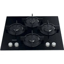 Hotpoint HGS61SBK 60cm Gas On Glass 4 Burner Gas Hob*contact store for price*