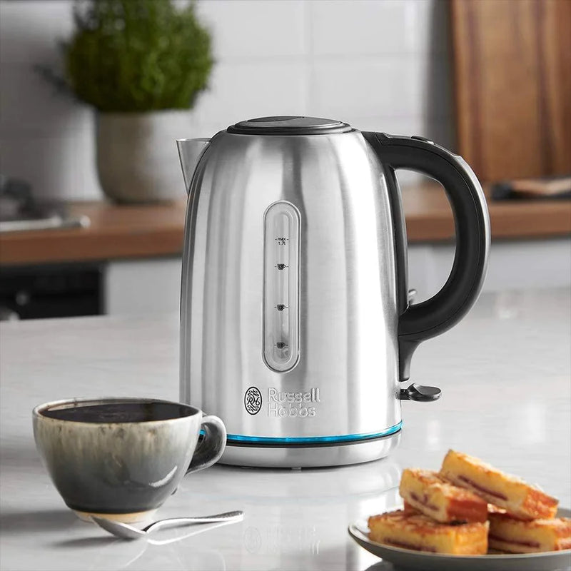 Russell Hobbs 20460 Quiet Boil Kettle, Brushed Stainless Steel