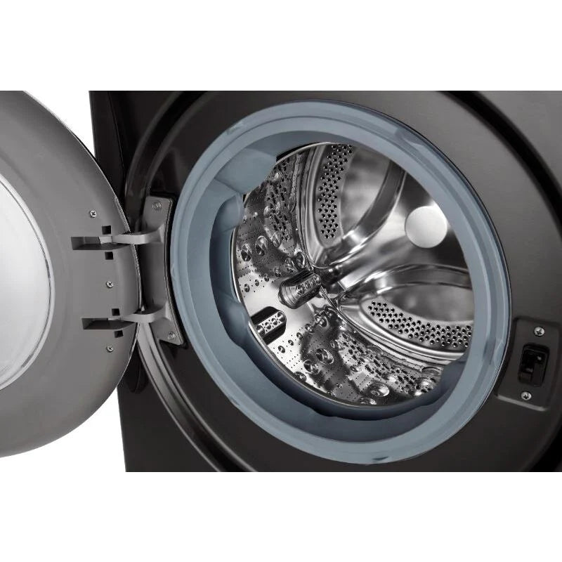 LG F4V909BTSE AI DD™️ 9kg 1400RPM Washing Machine TurboWash™- Black Steel [Free 5 year parts & labour warranty]