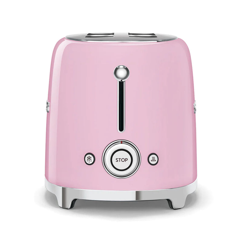 Smeg TSF01PKUK 50's Retro Style Toaster In Pink