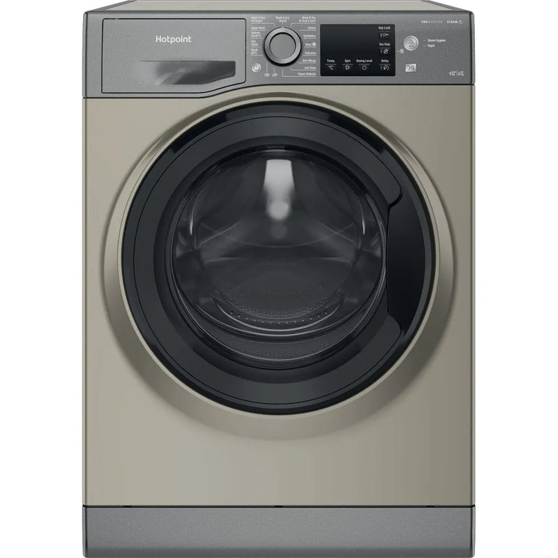 Hotpoint NDB9635GKUK 9/6kg 1400 Spin Washer Dryer - Graphite