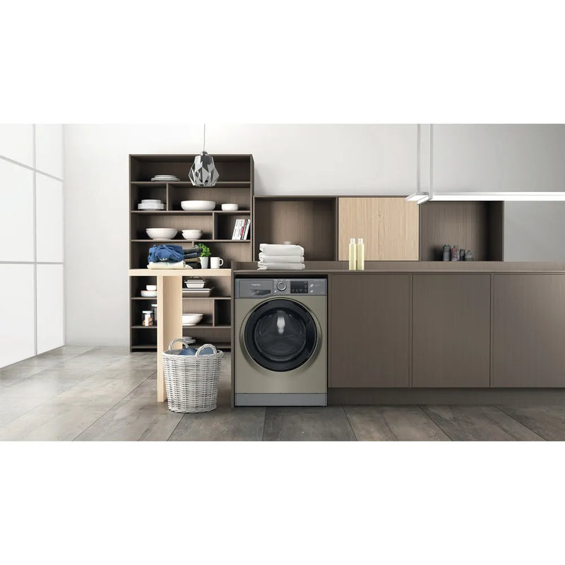 Hotpoint NDB9635GKUK 9/6kg 1400 Spin Washer Dryer - Graphite