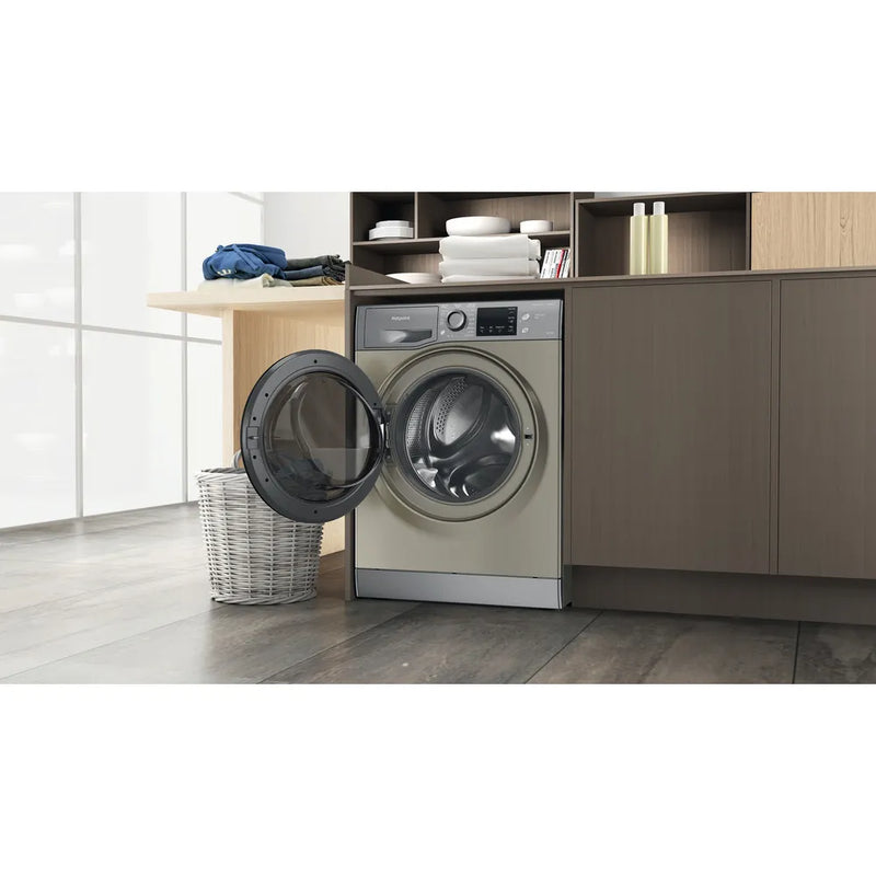 Hotpoint NDB9635GKUK 9/6kg 1400 Spin Washer Dryer - Graphite