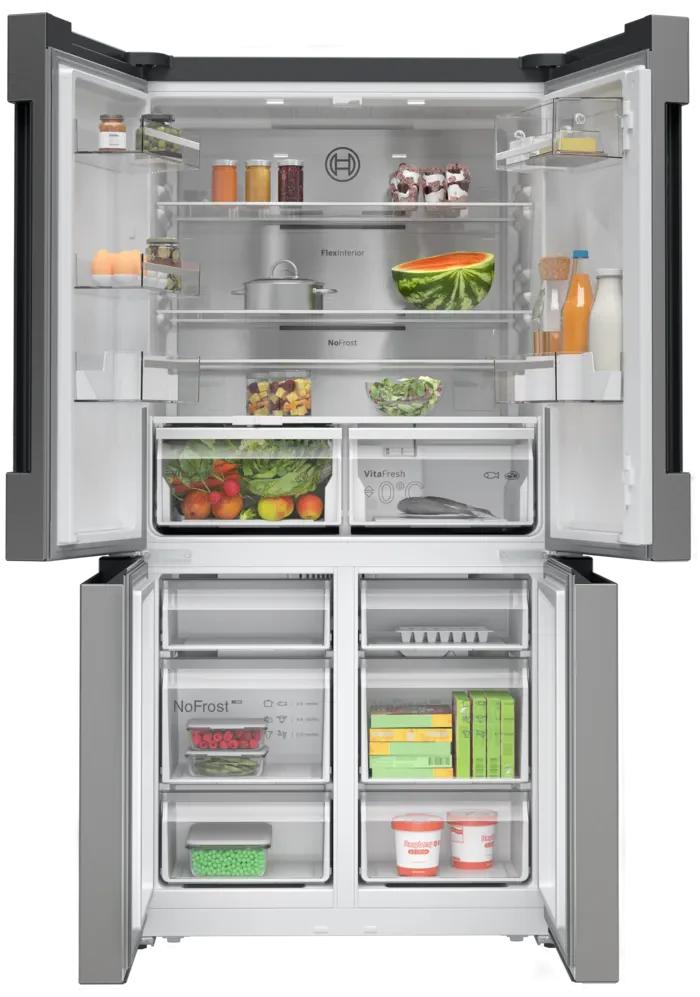 Bosch KFN96APEAG Series 4 Total No Frost French door Fridge Freezer - Brushed steel anti-fingerprint*contact store for price*