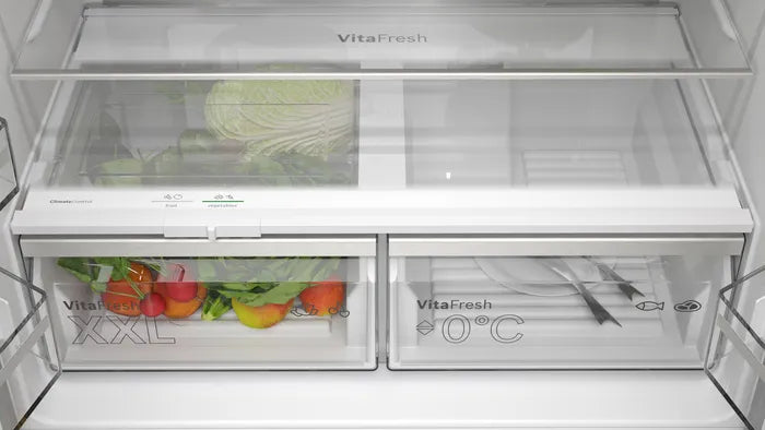 Bosch KFN96APEAG Series 4 Total No Frost French door Fridge Freezer - Brushed steel anti-fingerprint*contact store for price*