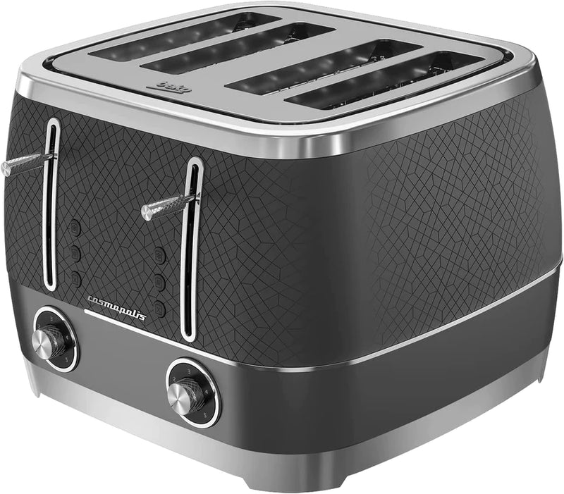 BEKO TAM8402G Cosmopolis 4-Slice Toaster - Grey