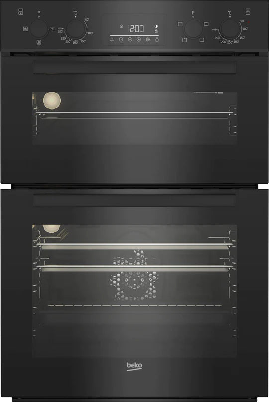 Beko BBDF22300B Built In Electric Double Oven - Black