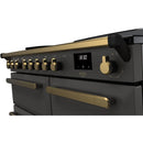 Rangemaster ESDL100EIPSLT/AB1 100cm Estel Deluxe Induction Range Cooker - Slate/Antique Brass