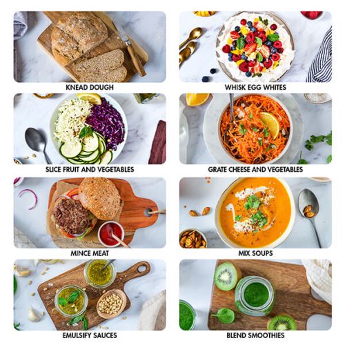 Magimix 18373 3200XL BlenderMix Food Processor in Black [9 Accessories]