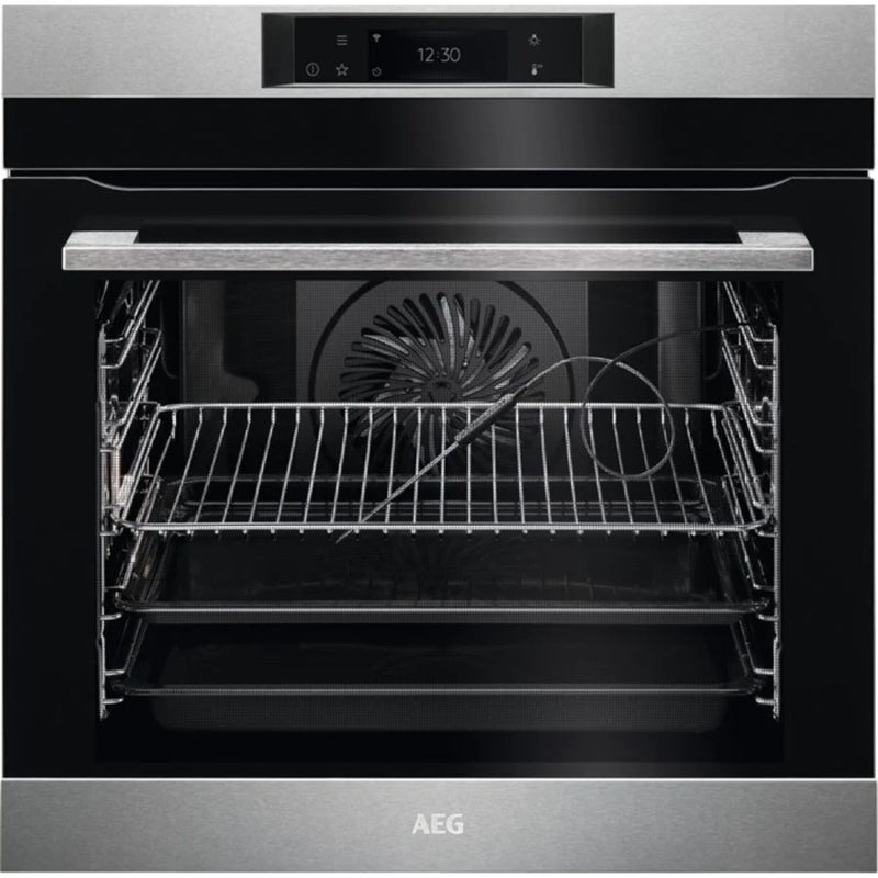 AEG BPK748380M 8000 Series SenseCook Single Oven With Pyrolytic Cleaning
