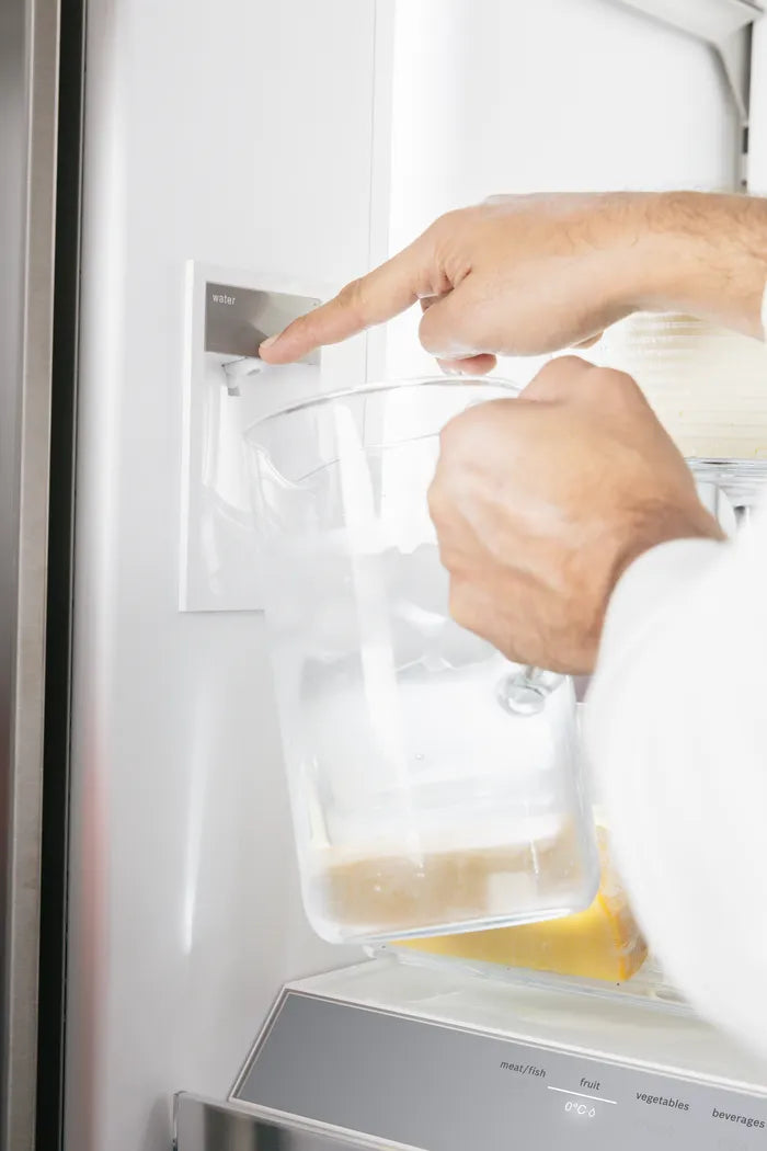 Bosch KFF96PIEP Series 8 Total No Frost French door Fridge Freezer Plumbed Ice & Water - Brushed steel anti-fingerprint*contact store for price*